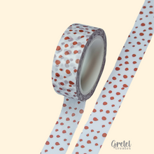 Load image into Gallery viewer, Minimal Neutral Polka Dot Washi Tape  - 2023 Advent Box - Day 2