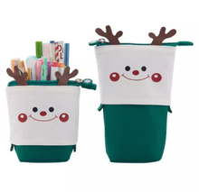 Load image into Gallery viewer, Kawaii Reindeer Pop Up Christmas Pencil Case