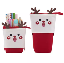 Load image into Gallery viewer, Kawaii Reindeer Pop Up Christmas Pencil Case