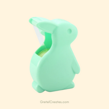 Load image into Gallery viewer, Pastel Rabbit Washi Tape Dispenser, Kawaii Washi Tape Holder