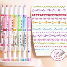 Load image into Gallery viewer, Roller Linear Colour Stamp Pen Set - Various Designs