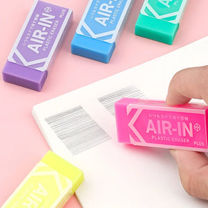 Plus AIR-IN Neon Colours Plastic Eraser