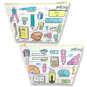 Okutani Kawaii Stationery Pattern Pouch