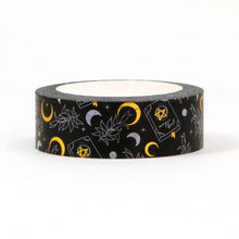 Load image into Gallery viewer, Celestial Gold Foil Magic Book Washi Tape