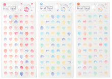Load image into Gallery viewer, Minimal Flower Petal Washi Sticker Seals - Various Colours