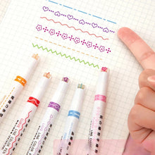 Load image into Gallery viewer, Roller Linear Colour Stamp Pen Set - Various Designs