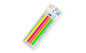 Simple Transparent Neon Sticky Notes - Long