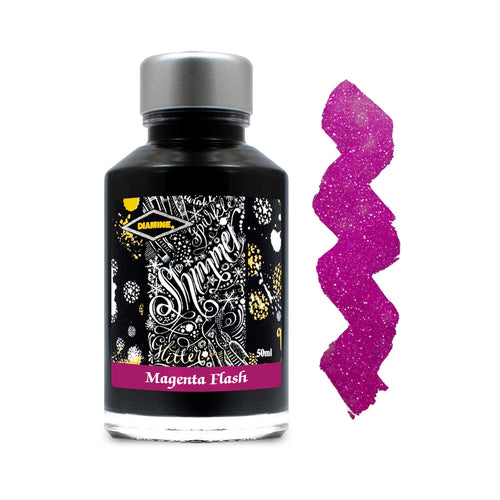 Magenta Flash - 50ml Diamine Shimmering Fountain Pen Ink