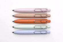Load image into Gallery viewer, A group of Uni-Ball One P - Pocket Pens in Various Colours with a metal clip.