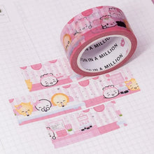 Load image into Gallery viewer, Wonton in a Million - Boba Shop - Boba &#39;n&#39; Friends Washi (20mm)