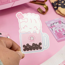 Load image into Gallery viewer, Wonton in a Million - Steamie Float Laptop Sticker - Boba Shop Collection