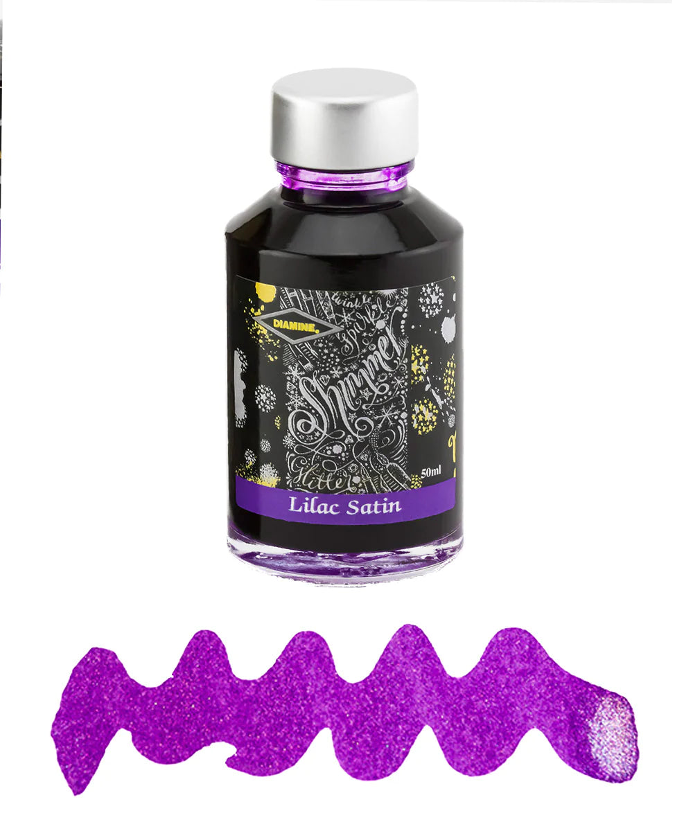 Lilac Satin  - 50ml Diamine Shimmering Fountain Pen Ink