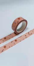 Load image into Gallery viewer, Simple Hygge Gold Foil Moon &amp; Stars Washi Tape- 2023 Advent Box - Day  5