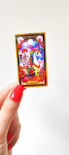 Load image into Gallery viewer, The Audacity Holographic Tarot Card Sticker  - Waterproof Decorative Vinyl Die Cut Sticker