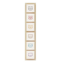 Load image into Gallery viewer, Kodomo No Kao Pochitto 6 Push Button Stamp - Cat Feelings