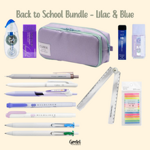 Load image into Gallery viewer, GretelCreates offers the Purple &amp; Green Back to School Japanese Stationery Bundle.
