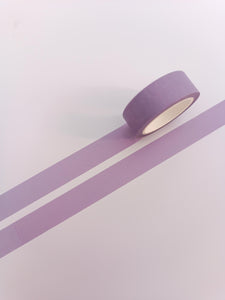 Minimal Purple Grid & Plain Washi Tape