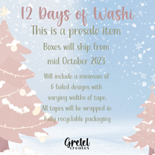 Load image into Gallery viewer, 12 Days of Washi 2023 - Christmas Countdown
