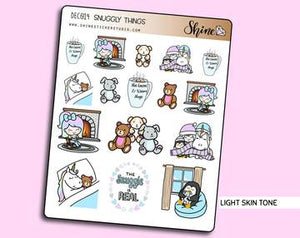 snuggly things deco stickers
