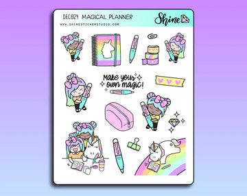 Shine Sticker Studio x The Angel Shoppe Magical Planner Deco Stickers