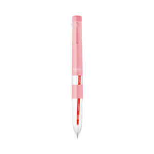 A Zebra Sarasa Select Multi Pen Barrel with a red tip on a white background.