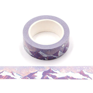 foiled mountain washi tape