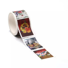 Load image into Gallery viewer, flower stamp washi tape
