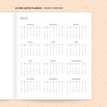 Load image into Gallery viewer, Wonton in a Million 2023 Weekly Vertical Planner - PU Leather - A5W (Full Year)