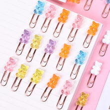 Load image into Gallery viewer, gummy bear planner clip set