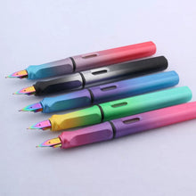 Load image into Gallery viewer, ombre fountain pen, colourful hand lettering pen