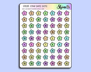 star date dot stickers