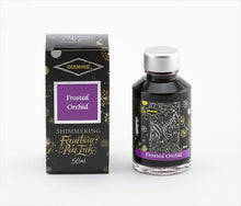 Load image into Gallery viewer, frosted orchid - 50ml diamine shimmering fountain pen ink