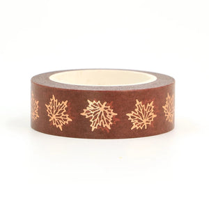 mystical autumn foilwashi tape, rose gold foil decorative journal tape
