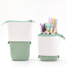 Load image into Gallery viewer, pastel pop up telescopic pencil case - multiple colour options green