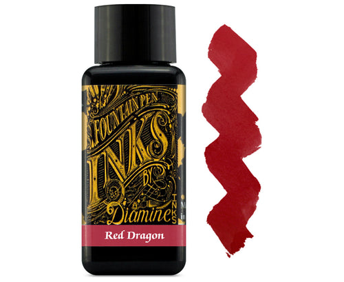 red dragon diamine ink - 30ml