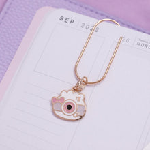 Load image into Gallery viewer, pajama party paperclip bookmark charm - wonton in a million