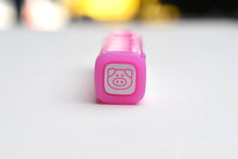 Load image into Gallery viewer, taiwan limited edition pilot frixion erasable self inking stamps pig
