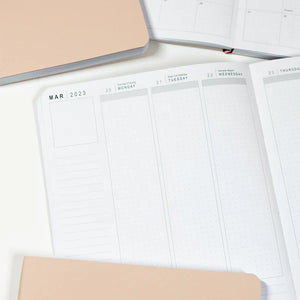 Wonton in a Million 2023 Weekly Vertical Planner - PU Leather - A5W (Full Year)