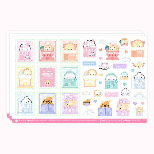 Dim Sum Babies Sticker Sheet Journaling 