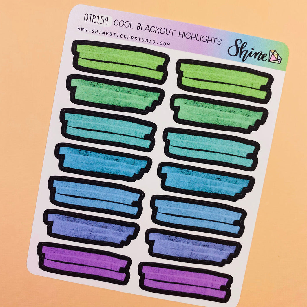 cool blackout highlight stickers
- shine sticker studio