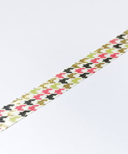 foiled houndstooth washi tape