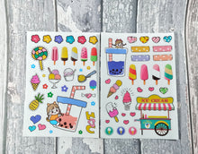 Load image into Gallery viewer, kawaii ice cream decorative stickers