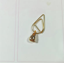 Load image into Gallery viewer, minimal gold planner dangle jewellery, gold cat planner charm, planner tails bookmark