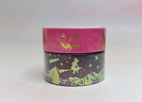 Sweater Weather washi tape with Gold Foil - Autumn Washi Tape - Ghost – The  Primrose Corner