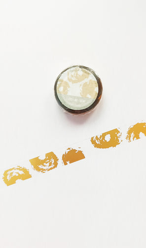 gold foil transparent pet overlay washi tape