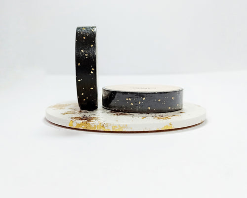 GretelCreates 10mm foil washi tapes on a white plate.