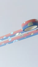 Load image into Gallery viewer, holographic cloudy sky washi tape