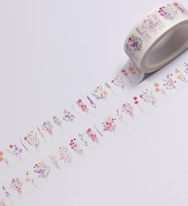 Colourful Wildflower Washi Tape