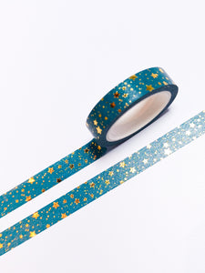A roll of 10mm foil washi tape by GretelCreates, available at the UK Washi Shop.
