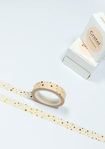 GretelCreates' Peach and Gold Stars Washi Tape was the perfect replacement for gold confetti washi tape.